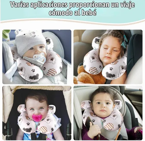 Vista 5 de vocheer Almohada para el cuello del bebé para asiento de automóvil, soporte Oso
