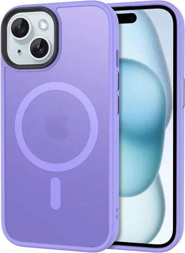 Vista 91 de CACOE Funda magnética para iPhone 12 y iPhone 12 Pro de 6.1 pulgadas - Compatible con MagSafe y soporte magnético para teléfono en el automóvil,