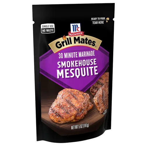 Vista 2 de McCormick Grill Mates Smokehouse Mesquite 30 Minute Marinade, 5 oz (Paquete de 6)