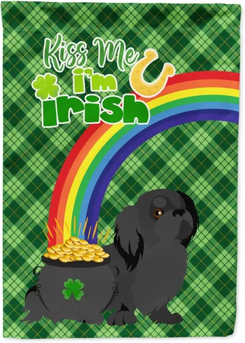 Vista 38 de Caroline's Treasures WDK4731GF - Bandera decorativa para jardín del día de San Patricio, color negro y tostado, Airedale Terrier, para jardín