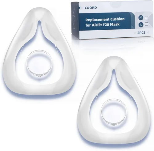 Vista 10 de Cojín de repuesto para ResMed AirFit F20, elegible para FSA/HSA, compatible con el marco original AirFit F20, sello confiable y ajuste perfecto