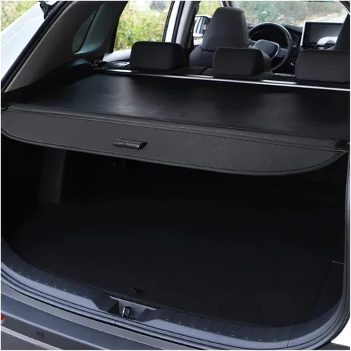 Vista 5 de Cubierta de carga de privacidad para maletero, compatible con Toyota RAV4 2006-2012, estante de almacenamiento de carga trasero retráctil
