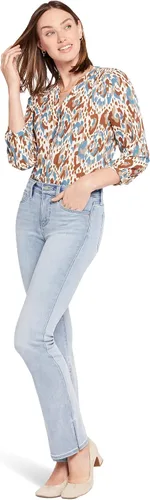 Vista 8 de NYDJ Barbara - Pantalones de mezclilla para mujer Negro