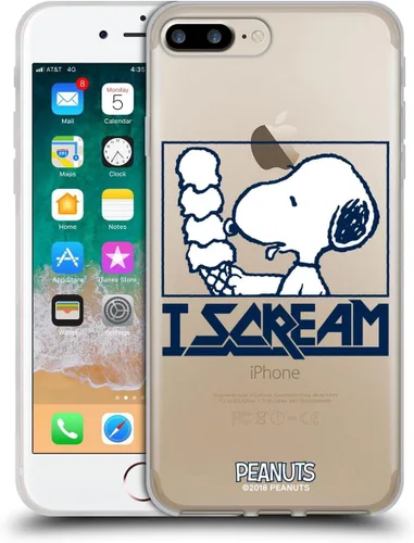 Vista 132 de Head Case Designs Funda de gel con licencia oficial de Peanuts Charlie Brown Good Grief Rock Tees [protección de grado militar] compatible con Apple