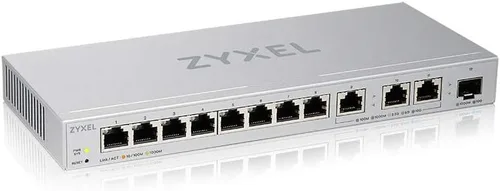 Vista 12 de Zyxel Conmutador Ethernet de red de 5 puertos No administrado 2.5G XMG-105 5x 2.5G + 1x 10G SFP+, Fanless, Plug-and-Play Installation