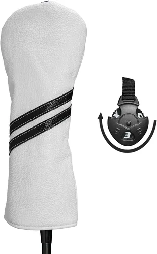Vista 12 de Fundas para cabezas de palo de golf - Juego de 4 piezas o 1 pieza de accesorios de golf, fundas para palos de golf para maderas y conductores