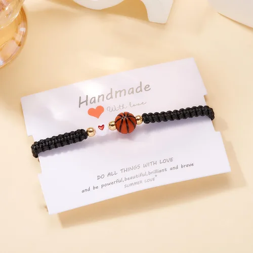 Vista 3 de Pulsera de fútbol, fútbol, baloncesto, béisbol, regalos para mujeres y hombres, regalos de cumpleaños, graduación para amantes del deporte, pulseras