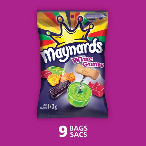 Vista 5 de Maynards Caramelos de goma de vino, 6.00 oz/6 onzas, importados de Canadá