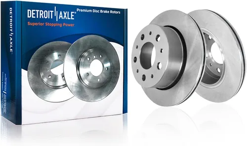 Vista 28 de Detroit Axle - 4WD - Rotores de disco delantero de 13.031 in de repuesto para Ford Excursion F-250 F-350 Super Duty 1999-2004 - Juego de 3 piezas