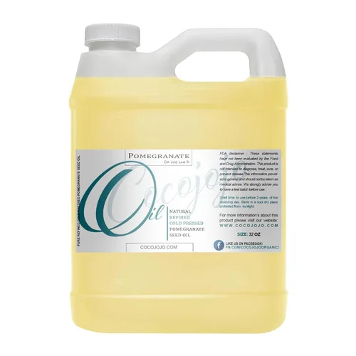 Vista 6 de cocojojo Aceite de granada 100% puro aceite de semilla prensado en frío 8 oz piel refinada uñas uñas cutículas grado premium