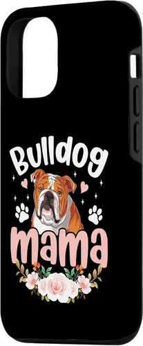 Vista 2 de Funda para iPhone 14 Bulldog Mama Bulldog Inglés Amante Perro Mamá Dueño Madre