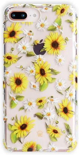 Vista 19 de VELVET CAVIAR Funda brillante iridiscente para iPhone 8 Plus/iPhone 7 Plus, funda protectora estética para mujer (cuarzo ópalo azul)