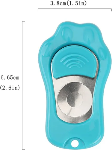 Vista 2 de Clicker Training para perros, clicker de perro con correa de muñeca, 3 niveles de volumen ajustables para entrenamiento de perros para gatos y Una