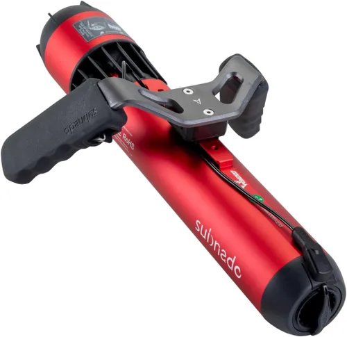 Vista 8 de Waydoo Subnado - Patinete subacuático, scooter de mar con control de pulgar para tabla de remo SUP, adecuado para piscina, buceo y esnórquel Gris