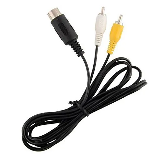 Vista 2 de WiCareYo AV Audio Video Composite TV Cable for Genesis 1 Mega Drive Master System