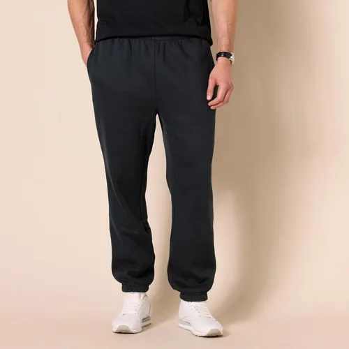Vista 6 de Tienda Essentials Pantalones deportivos para hombre, forro polar, parte inferior cerrada (disponible en tallas grandes y altas)