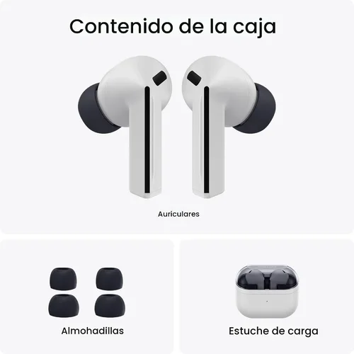 Vista 11 de SAMSUNG Galaxy Buds 3 FE (2025) auriculares inalámbricos True Wireless con Bluetooth, cancelación activa de ruido, sonido potente, llamadas claras