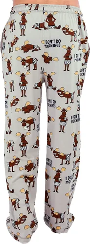 Vista 2 de Lazy One Pantalones de pijama de animales para hombre, pantalones separados para hombre, pantalones de descanso