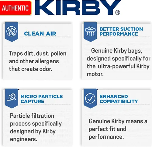Vista 3 de Kirby 6 Aspiradoras G3 G4 G5 G6 G7 Sentria Ultimate Diamond Bag (el paquete puede variar), marrón, 6