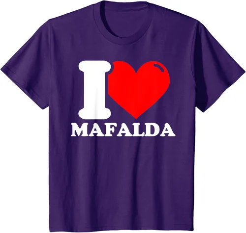 Vista 16 de Camiseta I Love Mafalda, Negro