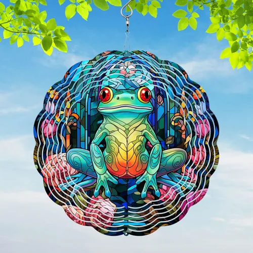 Vista 10 de Dachshund Yard and Garden Wind Spinner, exclusivo 3D colgante Dachshund Wind Spinner