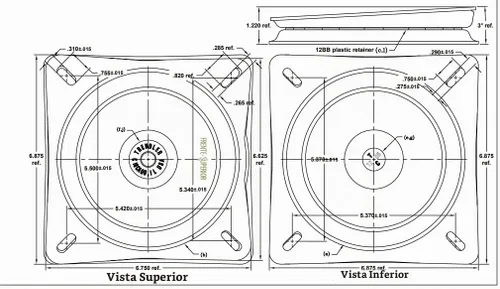Vista 5 de Attwood 17721 Seat Swivel, For