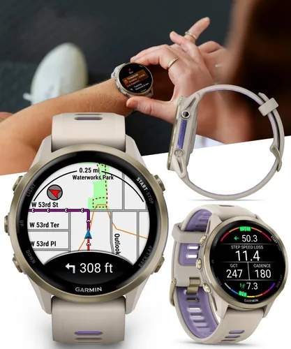 Vista 2 de Garmin Forerunner 955 - Reloj inteligente para correr con GPS y capacidad de carga solar, adaptado a triatletas, batería de larga duración, paquete
