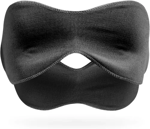 Vista 16 de Máscara de ojos para dormir, cómoda y suave con los ojos vendados para hombres y mujeres que ofrece un sueño tranquilo y totalmente reparador, mejor