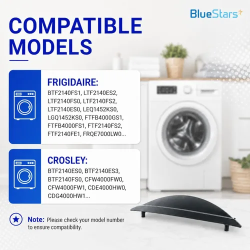 Vista 4 de BlueStars Reemplazo de manija de puerta de lavadora ultra duradera 134412860 para lavadoras Frigidaire y Kenmore – Reemplaza 134412800 AP4315875