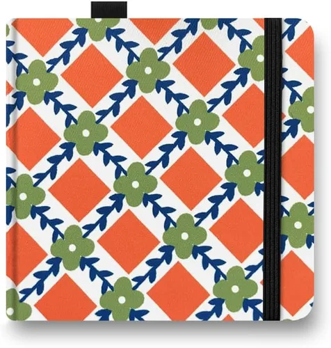 Vista 11 de E-WEICHEN 5x5 Cuadernos de acuarela de tela portátiles hechos a mano con tapa dura de tela cosida para viajes Papel para acuarela de 140LB/300gsm 20