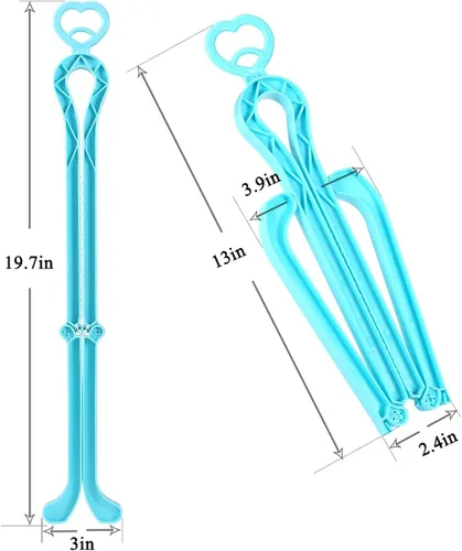 Vista 5 de ONEDONE Soporte plegable para botas hasta la rodilla para zapatos