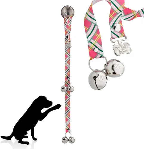 Vista 8 de El timbre original para orinal para perro, campanas de perro para entrenamiento de orinal y ruptura de casa de cachorros, entrena a tu perro