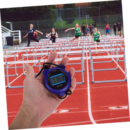 Vista 8 de Cronómetro deportivo digital con pantalla grande, funcionamiento silencioso para natación, correr, fitness, fácil de usar para entrenadores