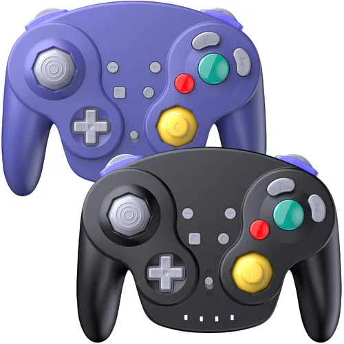 Vista 20 de 2.4 GHz Wireless GameCube Controller, for NGC GameCube Console (Built-in Rumble) (Analog Stick) (Analog Triggers) (Rechargeable) (Plug and Play)