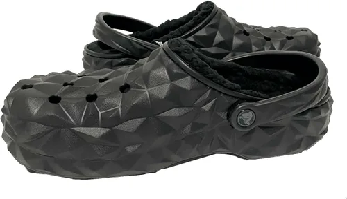 Vista 5 de Crocs Zuecos clásicos texturizados forrados para mujer