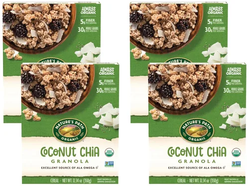 Vista 7 de Nature´s Path - Caja de granola de coco y chía orgánica saludable