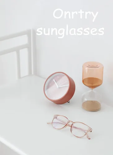 Vista 5 de Onrtry Gafas sin receta para hombres y mujeres, lentes transparentes cuadradas