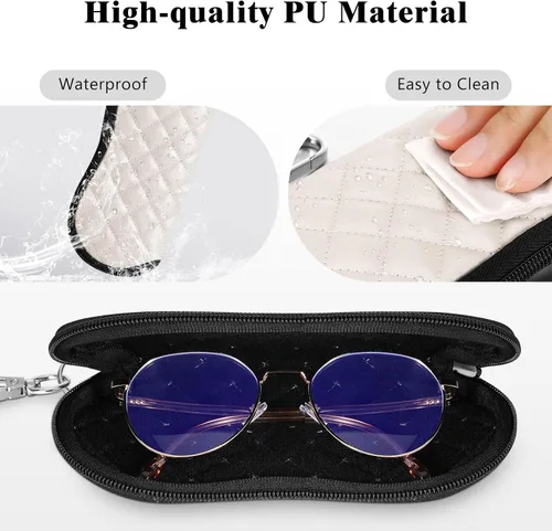 Vista 150 de MoKo - Estuche suave, ultra ligero, de neopreno, para lentes de sol, con cremallera y clip para cinturón