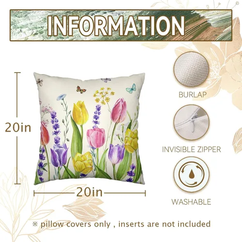 Vista 213 de Juego de 2 fundas de almohada de 16 x 16 pulgadas, diseño patriótico de bandera estadounidense con estrellas para exteriores, estilo casa de campo