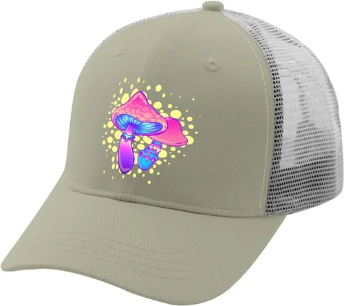 Vista 2 de devor Cap Magic Mushrooms Baseball Caps for Men Funny Cap Adjustable