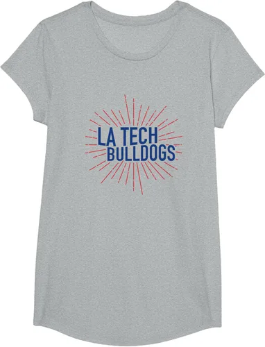 Vista 10 de Camiseta Louisiana Tech Bulldogs Burst, Blanco