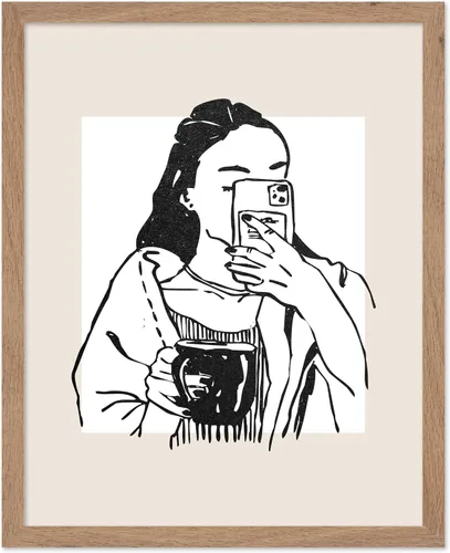 Vista 11 de Poster Master Faces Poster - Retro Women Print - Portrait Art - Sketch Illustration - Abstract Artwork - Woman Design - Chic Boho Design - Great