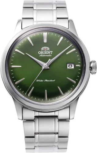 Vista 9 de Orient Bambino Version 7 Stainless Steel Unisex Automatic Dress Watch Negro