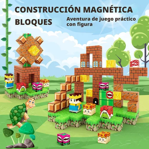 Vista 7 de Soyee Bloques Magnéticos - Juego de Construcción de Mundo Magnético de Mina para Niños Pequeñas Juguetes Sensoriales para Niños y Niñas Edades 3-5