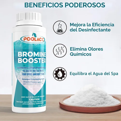 Vista 3 de Potenciador de bromo de 1.8 libras para jacuzzis y spas