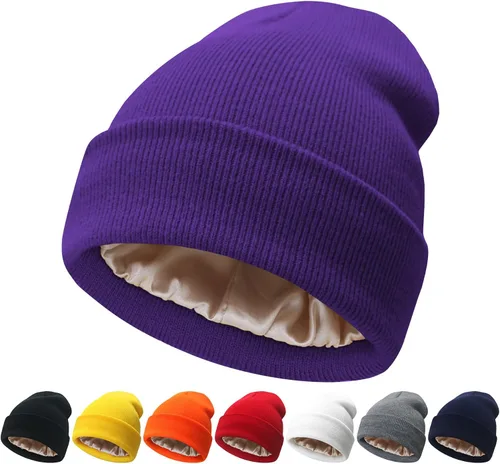 Vista 11 de NPQQUAN Unisex Beanie Hats for Men Women Winter Knit Beanies