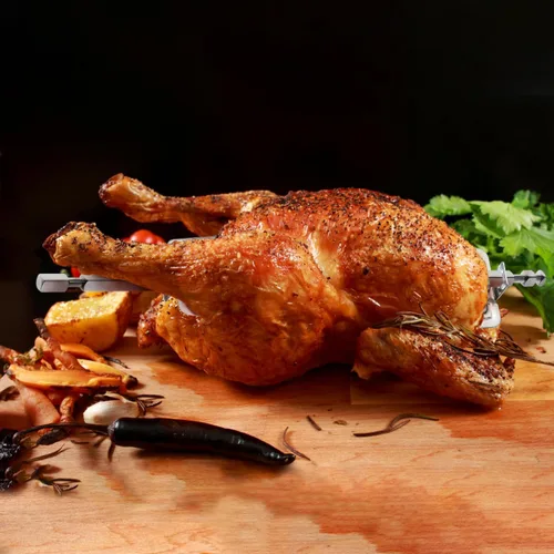 Vista 9 de DOITOOL - Tenedor de acero inoxidable para freidora de aire, piezas de repuesto para accesorios de freidora de aire, tenedor de pollo asado, carne