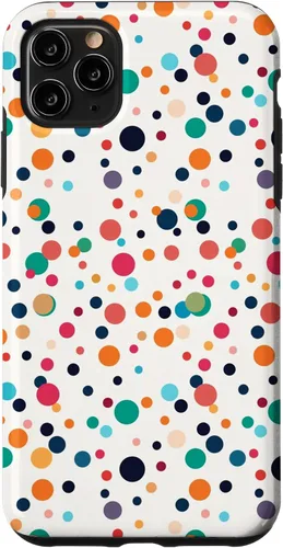 Vista 13 de Colorful Polka Dot Pattern Case for iPhone 16