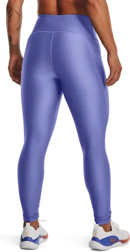 Vista 2 de Under Armour Leggings antideslizantes HeatGear de cintura alta con bolsillos para mujer