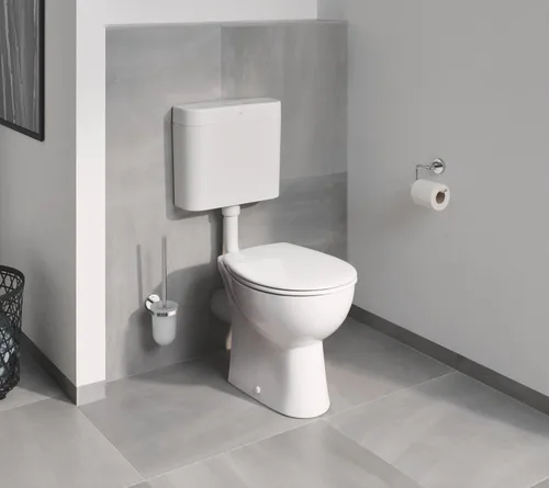 Vista 5 de Grohe 40463001 BauCosmopolitan - Escobillas para inodoro, color cromado